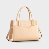  Túi Yuumy (Thời trang nữ công sở cỡ trung vừa A5 - Túi xách da Smooth YTX61K) màu kem 