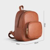  Balo Yuumy ( Thời trang nữ cỡ trung - Balo da Liberal YBA55BD ) Bò đậm 