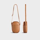  Túi Yuumy ( Thời trang nữ size 12 - Túi đeo chéo da Seasand YN119BN ) màu bò nhạt 