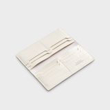  Ví Yuumy ( Thời trang nữ dáng dài nắp gập xinh xắn - Ví da Seasand YV90T ) - Trắng 