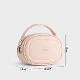  Túi Yuumy ( Thời trang nữ size 20 - Túi đeo chéo da Seasand YN246HA ) - Hồng dâu 