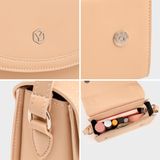  Túi Yuumy ( Thời trang nữ size 21 - Túi đeo chéo da Seasand YN231D ) - Đen 