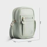  Túi Yuumy ( Thời trang nữ size 13 - Túi đeo chéo da Seasand YN132XN ) Màu xanh ngọc 