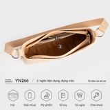  Túi Yuumy ( Thời trang nữ thiết kế đơn giản size 25 - Túi đeo vai da Seasand YN266D ) - Đen 