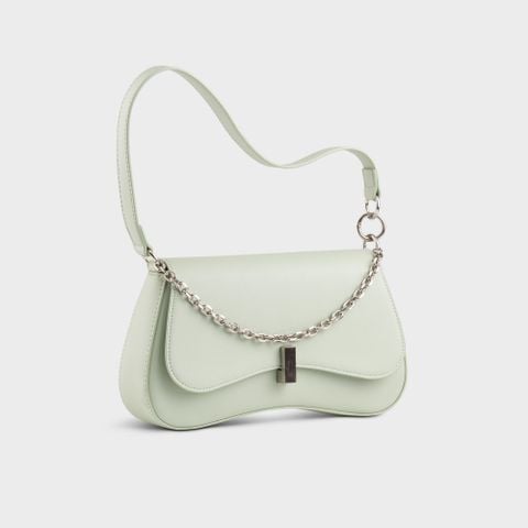 Túi xách đeo vai da nữ thiết kế đơn giản trẻ trung Yuumy Seasand YN226XN màu xanh ngọc