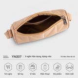  Túi Yuumy ( Thời trang nữ size 21 - Túi đeo chéo da Seasand YN207XN ) Màu xanh ngọc 