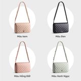  Túi Yuumy ( Thời trang nữ size 20 - Túi đeo chéo da Seasand YN163D ) Màu đen 