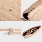  Túi Yuumy ( Thời trang nữ size 22 - Túi đeo chéo da Seasand YN201D ) Màu đen 