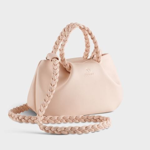 Túi đeo chéo da nữ kiểu đám mây độc đáo Yuumy Seasand YN257HA màu hồng dâu