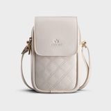  Túi Yuumy ( Thời trang nữ size 11- Túi đeo chéo da Seasand YN150T ) Màu trắng 