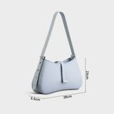  Túi Yuumy ( Thời trang nữ size 28 - Túi đeo chéo da Seasand YN188XA ) màu xanh nhạt 