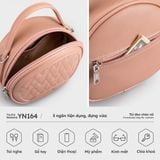  Túi Yuumy ( Thời trang nữ size 18 - Túi đeo chéo da Seasand YN164XN ) Màu xanh ngọc 