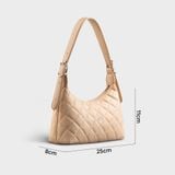  Túi Yuumy ( Thời trang nữ size 25 - Túi đeo vai da Seasand YN220K ) - Kem 