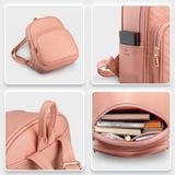  Balo Yuumy ( Thời trang nữ đựng vừa A4 - Balo da Seasand YBA57XN ) Màu xanh ngọc 