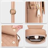  Túi Yuumy ( Thời trang nữ size 11- Túi đeo chéo da Seasand YN150D ) Màu đen 