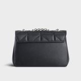  Túi Yuumy ( Thời trang nữ size 23 - Túi đeo chéo da YN212D ) - Đen 