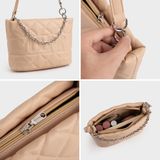  Túi Yuumy ( Thời trang nữ size 21 - Túi đeo chéo da Seasand YN219D ) - Đen 