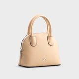  Túi Yuumy (Thời trang nữ dáng hến size 20 - Túi đeo chéo da Seasand YN282K) màu kem 