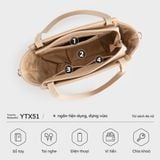  Túi Yuumy ( Thời trang nữ công sở thanh lịch - Túi xách da Seasand YTX51D ) - Đen 