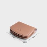  Ví Yuumy ( Thời trang nữ dáng cong - Ví da Seasand YV109HD ) - Hồng đất 