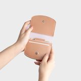  Ví Yuumy ( Thời trang nữ dáng cong - Ví da Seasand YV109HD ) - Hồng đất 