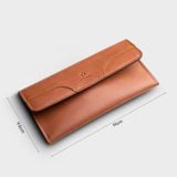  Ví cầm tay nữ họa tiết Yuumy Mellow YV39BD bò đậm 
