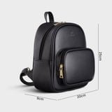 Balo Yuumy ( Thời trang nữ basic đựng vừa A4 - Balo da Liberal YBA55D ) màu đen 