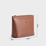  Túi Yuumy ( Thời trang nữ cầm tay size 22 - Túi đựng mỹ phẩm da Seasand YN121B ) màu bò 