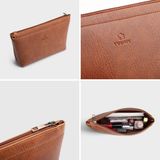  Túi Yuumy ( Thời trang nữ cầm tay size 22 - Túi đựng mỹ phẩm da Seasand YN121D ) màu đen 