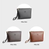  Túi Yuumy ( Thời trang nữ cầm tay size 22 - Túi đựng mỹ phẩm da Seasand YN121N ) màu nâu 