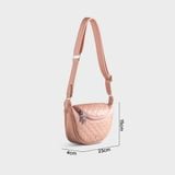  Túi Yuumy ( Thời trang nữ size 23 - Túi đeo chéo da Seasand YN174HD ) Màu hồng đất 
