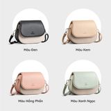  Túi đeo chéo nữ Yuumy ( Dáng basic thời trang Seasand YN213D ) màu đen 