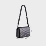  Túi Yuumy ( Thời trang nữ size 20 - Túi đeo chéo da Seasand YN163D ) Màu đen 