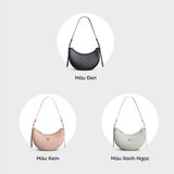  Túi Yuumy ( Thời trang nữ size 24 - Túi đeo chéo da Seasand YN181K ) màu kem 