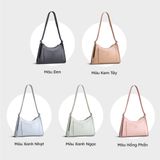  Túi Yuumy ( Thời trang nữ size 24 - Túi đeo chéo da YN168XA ) Màu xanh nhạt 