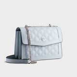  Túi Yuumy ( Thời trang nữ size 22 - Túi đeo chéo da Seasand YN140XA ) Màu xanh nhạt 