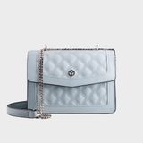  Túi Yuumy ( Thời trang nữ size 22 - Túi đeo chéo da Seasand YN140XA ) Màu xanh nhạt 