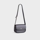  Túi đeo chéo da nữ mini sành điệu Yuumy Seasand YN189D màu đen 