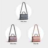  Túi Yuumy ( Thời trang nữ size 18 - Túi đeo chéo da Bergen YN179B ) Màu bò 