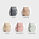  Túi Yuumy ( Thời trang nữ mini - Túi đeo chéo da Seasand YN225K ) - Kem 