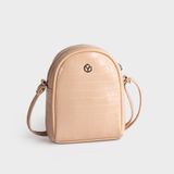  Túi Yuumy ( Thời trang nữ size 12 - Túi đeo chéo da Verein YN199K ) màu kem 