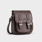  Túi Yuumy ( Thời trang nữ size 13 - Túi đeo chéo da YN118N ) màu nâu 