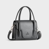  Túi Yuumy ( Thời trang nữ size 18 - Túi đeo chéo da Seasand YN227D ) - Đen 