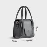  Túi Yuumy ( Thời trang nữ size 18 - Túi đeo chéo da Seasand YN227D ) - Đen 