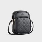  Túi Yuumy ( Thời trang nữ size 13 - Túi đeo chéo da Seasand YN202D ) màu đen 