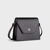  Túi Yuumy ( Thời trang nữ size 19 - Túi đeo chéo da Seasand YN160D ) Màu đen 