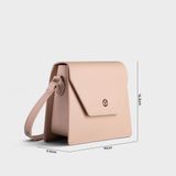  Túi Yuumy ( Thời trang nữ size 19 - Túi đeo chéo da Seasand YN160K ) Màu kem 