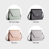  Túi Yuumy ( Thời trang nữ size 19 - Túi đeo chéo da Seasand YN160XN ) Màu xanh ngọc 