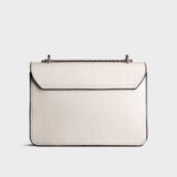  Túi Yuumy ( Thời trang nữ size 21 - Túi đeo chéo da Verein YN158T ) Màu trắng 