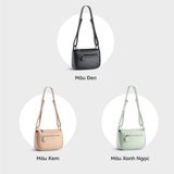  Túi Yuumy ( Thời trang nữ size 23 - Túi đeo chéo da Seasand YN230D ) - Đen 